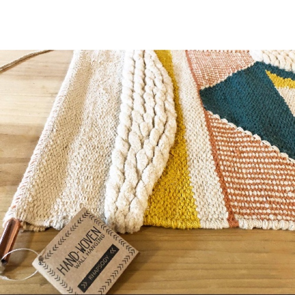 Woven Wall Hanging decor colorful - Picture 3 of 3